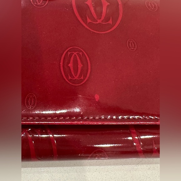Cartier Happy Birthday Patent Leather Envelope Long wallet - Picture 11 of 16